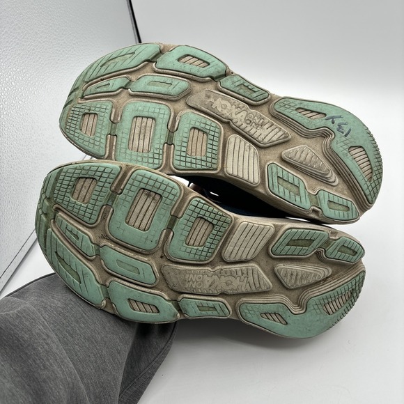 Hoka One One Bondi 7 Sneaker Mens 10 2E Shoes Blue Running Walking 1110530 RTOS main image 12